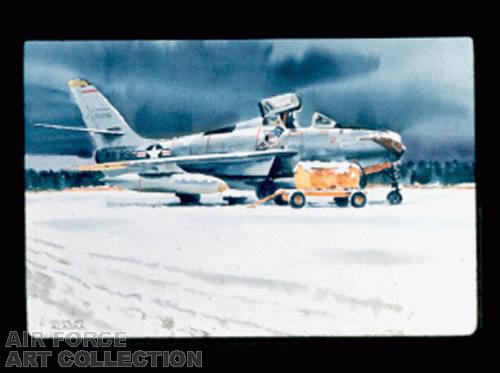 F-86 AT EIELSON AIR FORCE BASE, ALASKA